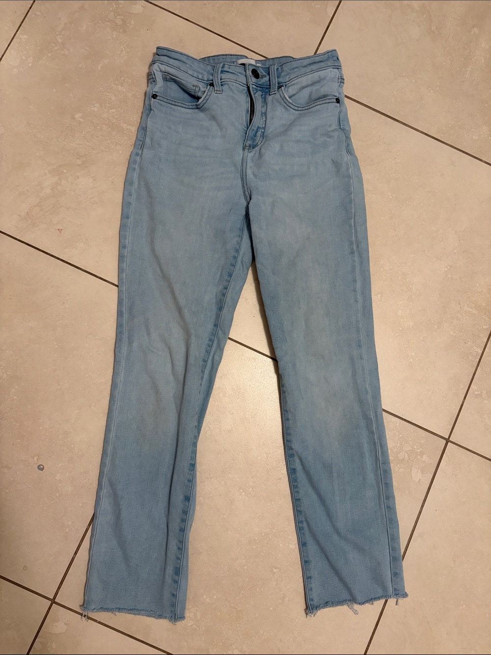 LC Lauren Conrad Light Wash Straight Leg Jeans